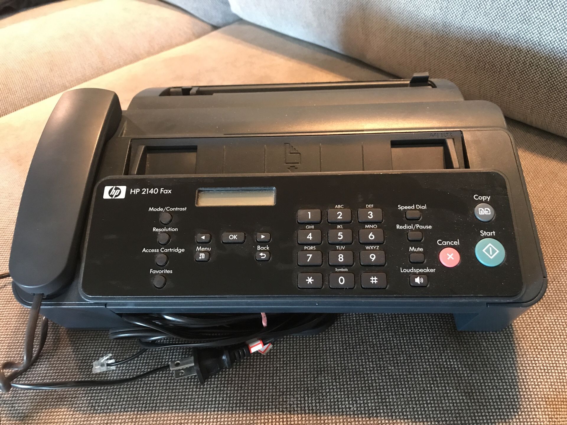 Fax machine, HP 2140 Fax