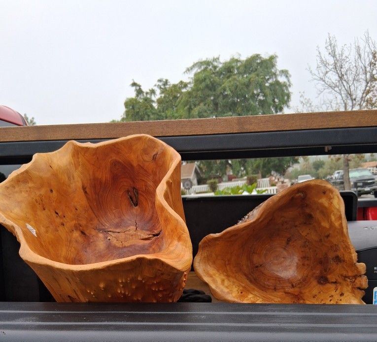 Wooden Centerpiece Bowls