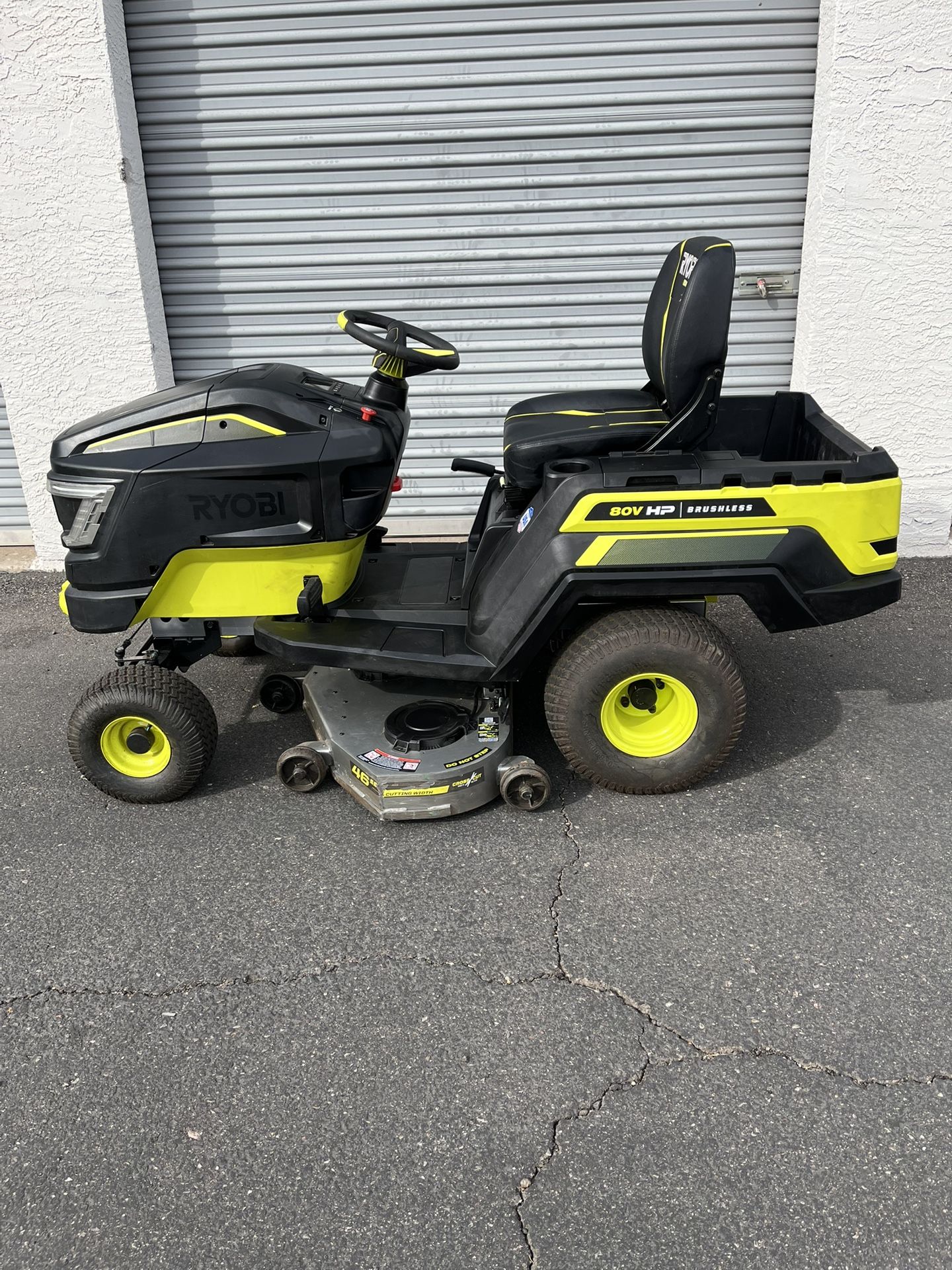 Ryobi 46” Battery 80Volt Riding Mower