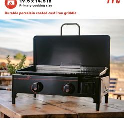 Brand new Mega Master Portable Gas Griddle With Built In Lid