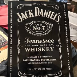 Jack Daniel’s Whiskey Metal Sign