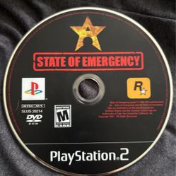 State Of Emergency PS2