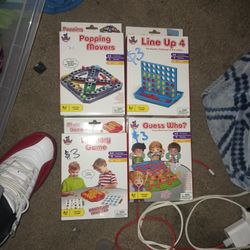 4 For 1 Travel Board Games 