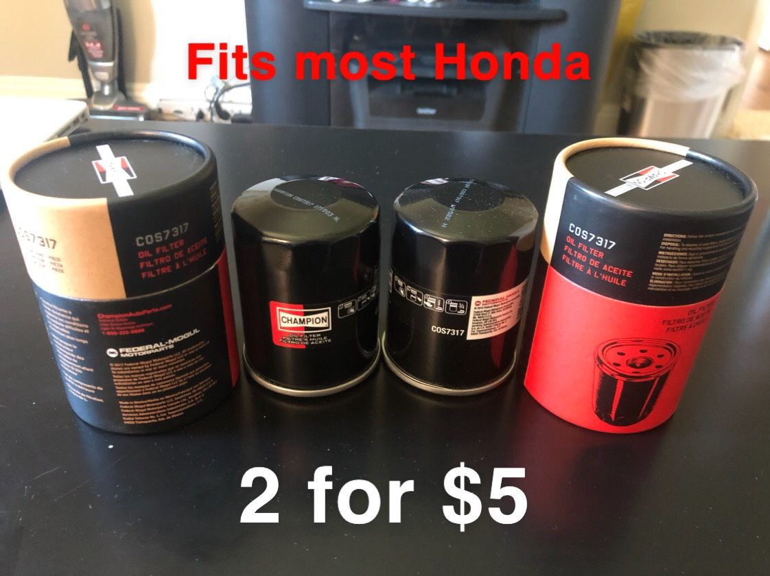 2 Honda Acura Civic Accord Oil Filter