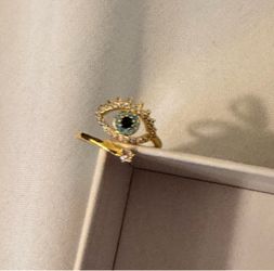 Evil eye ring