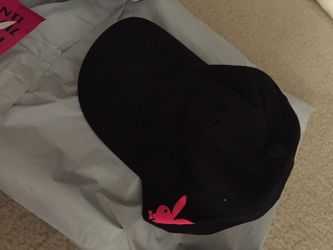 Anti social social club assc hat x playboy black pink