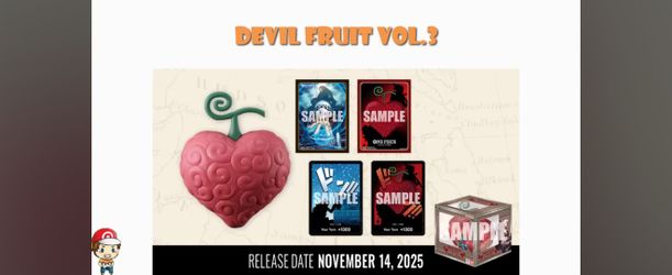 One Piece Card Game Devils Fruits Volume 3