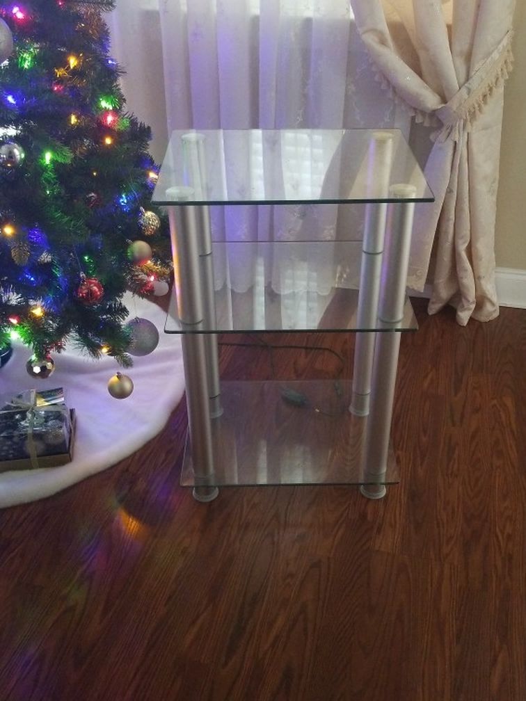 3 Tier Glass Table