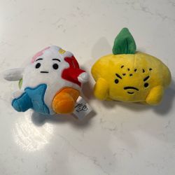 Moriah Elizabeth Angry Lemon and Blob Plushies
