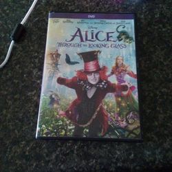 Alice Through The Looking Glass  Disney DVD 