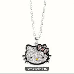 Hello Kitty Crystal Charm Necklace