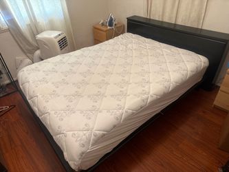 Full Mattress + Platform Bed Frame