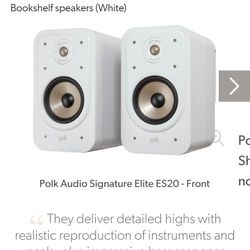 Polk ES20 Speakers