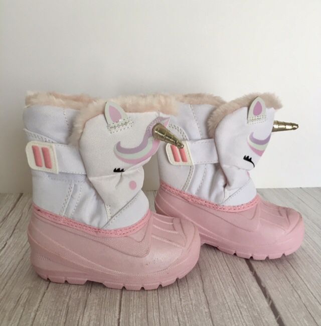 Unicorn Snow Boots, Size 5