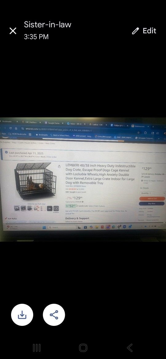 Brand NEW In The Box DOG Cage