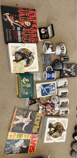 Vintage Elvis Presley memorabilia