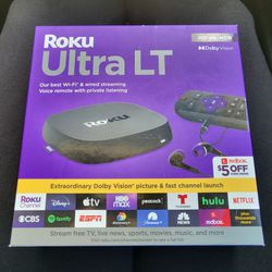 $50 Roku Ultra LT Brand New 