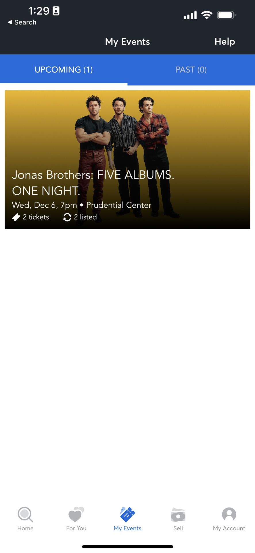 Jonas Brother Tickets (2 Tickets)