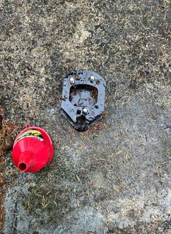 Jeep spare tire relocation bracket