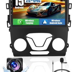 CarPlay Android Car Radio Touchscreen Bluetooth Ford Fusion 13-19 New Backup Camera