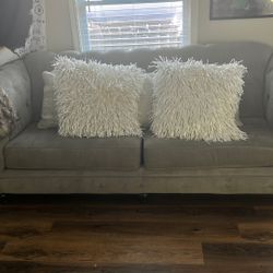 Grey Gently Used Sofa