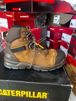 CATERPILLA STEEL TOE WORK BOOTS SIZE 9.5