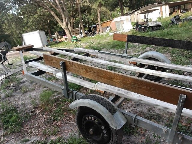 19' Aluminum Tilt Boat Trailer