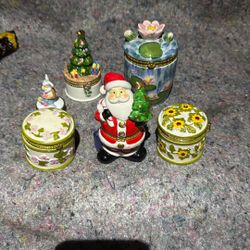 Ceramic/ Porcelain Jewelry Boxes