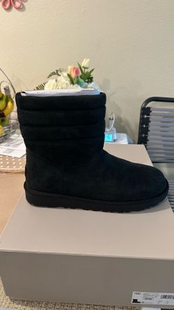MENS SIZE 11 UGG X STAMPD CLASSIC PULL ON WINTER BOOTS