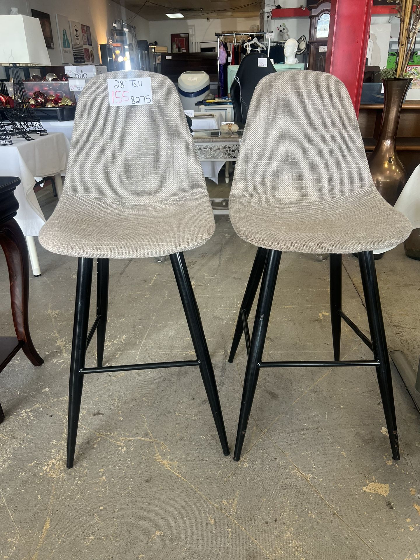 2 Bar Stools / Counter Chairs 