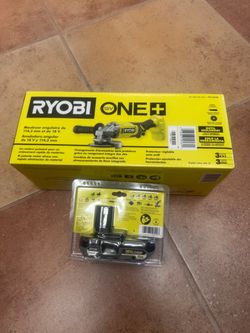 Ryobi 18V ONE+ Angle Grinder with Battery Powered totally new firm$$