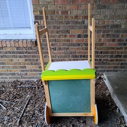 Kids Life Size Lemonade/cookie Stand/cart With Chalkboard 