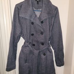 Grey Peacoat