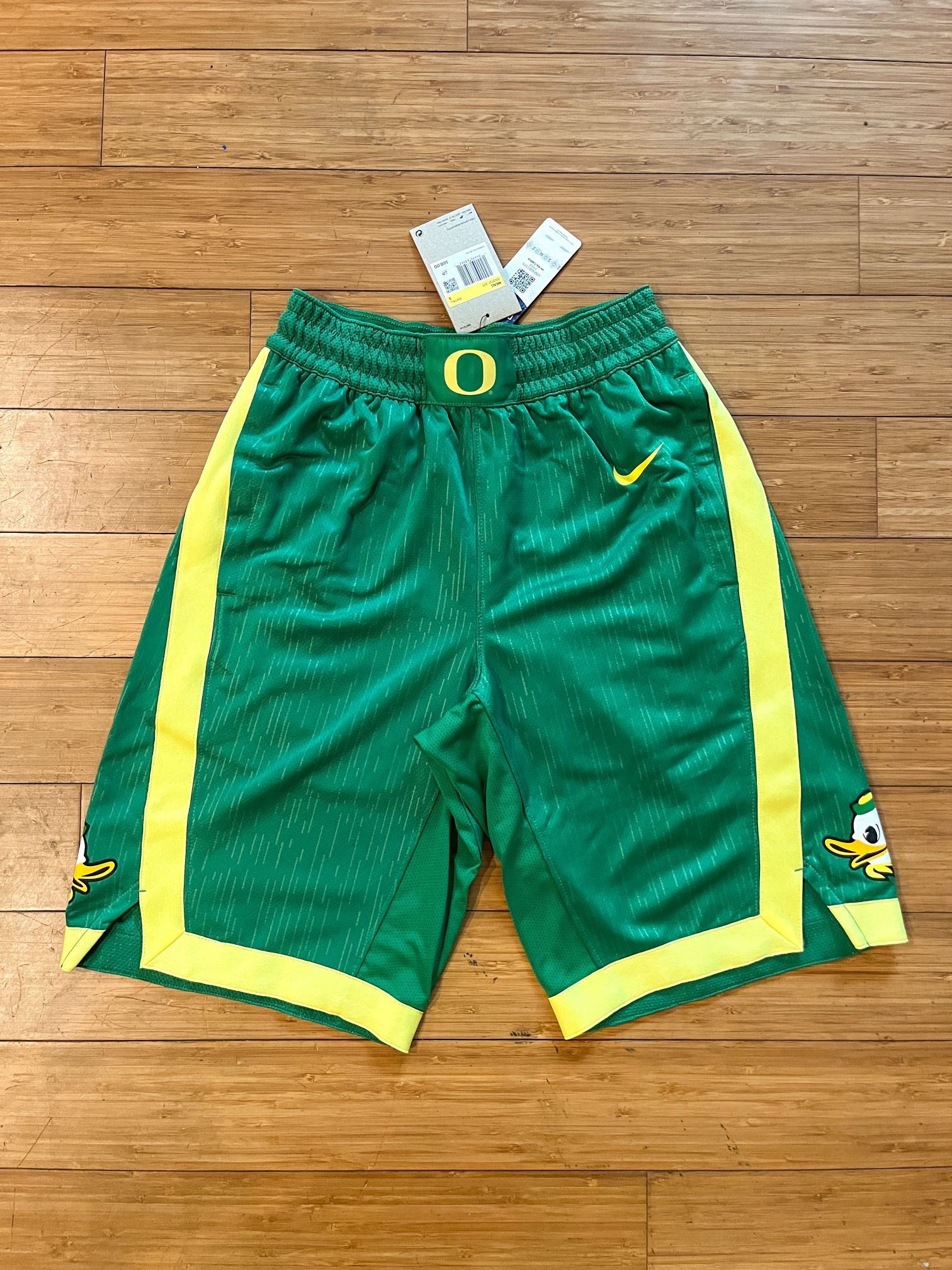 Oregon Ducks Nike Green Replica Team Basketball Shorts