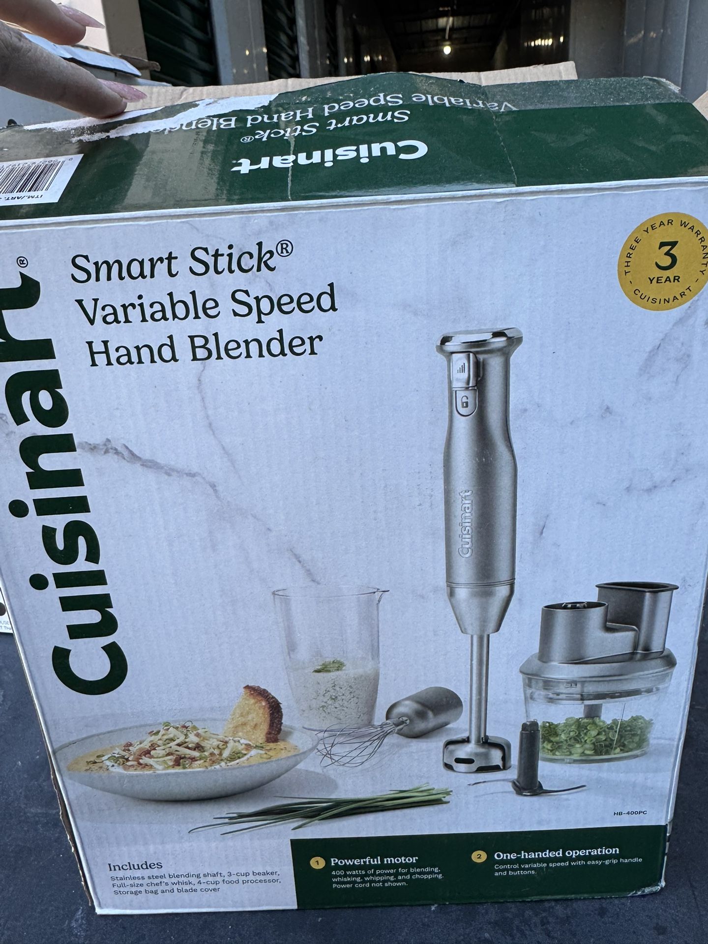 Hand Blender Complete Set Open Box