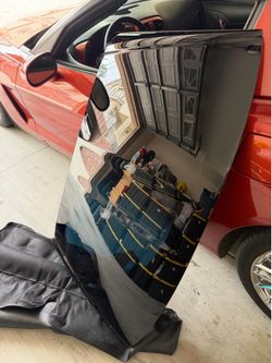 C6 targa transparent top