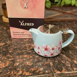 Alfred Ceramic Floral Design Tea Pot 