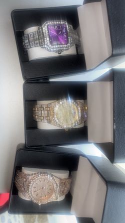 iced out watches separate or buy together for a better price
