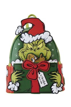Loungefly Dr. Seuss' How the Grinch Stole Christmas! Santa Cosplay Mini Backpack