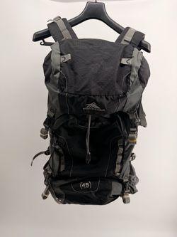 High Sierra Tangent 45L Hiking Backpack Black