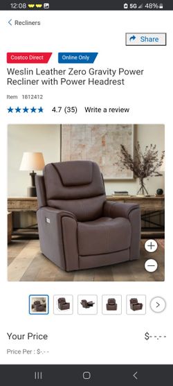 New Bryden Power Recliner Rocker 