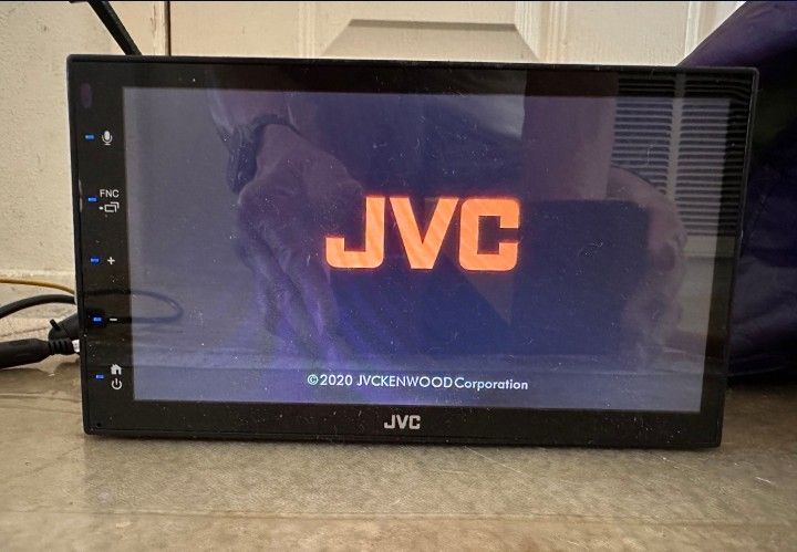 JVC KW-M56BT 6.8" Double-DIN Touchscreen Digital Multimedia Receiver with Bluetooth, Apple CarPlay, Android Auto (Sirius XM Ready