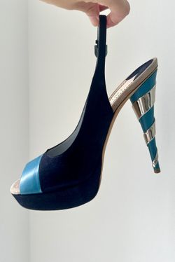 women's high heels / size 7,5 - 8 / made in Italy