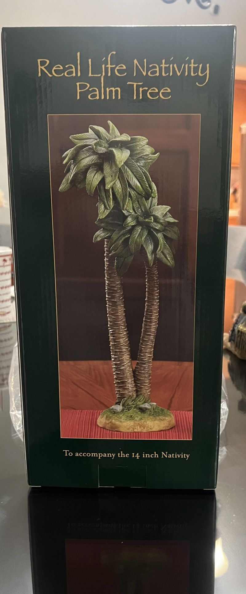 Palm Tree Nativity Figurine 14”
