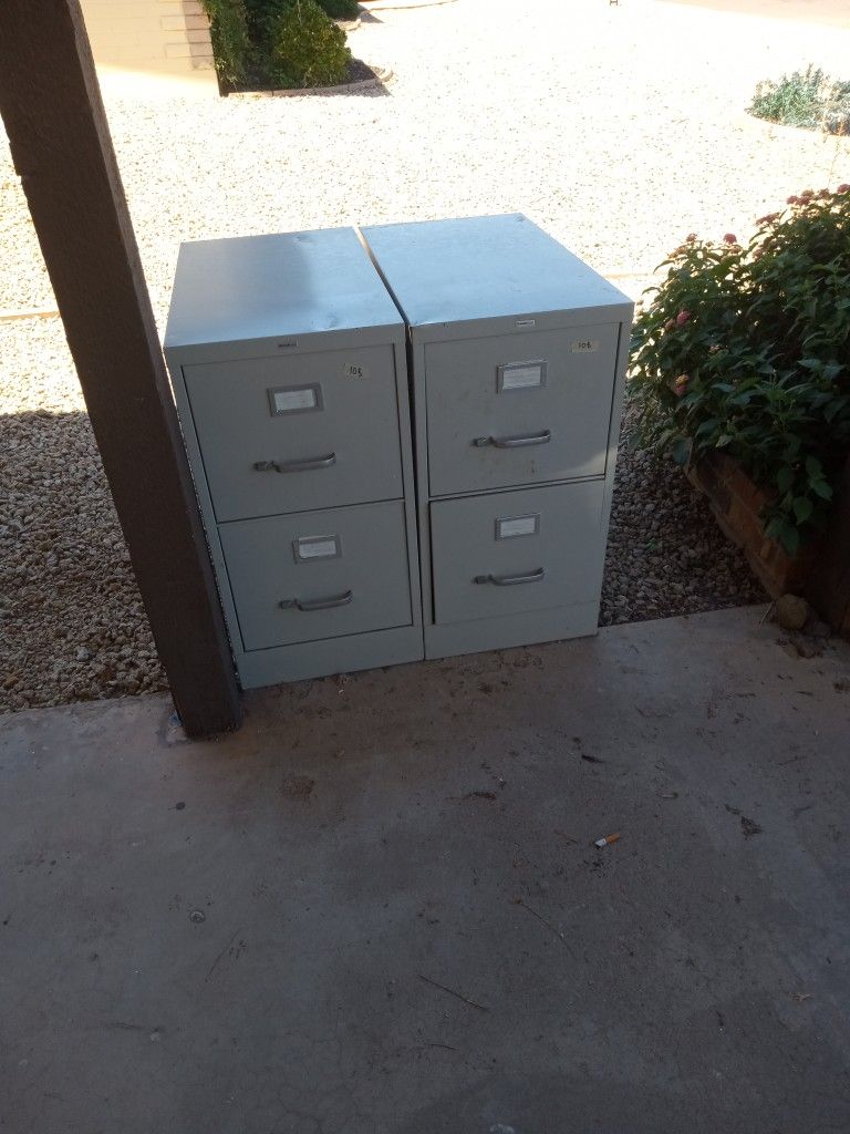 2 Cabinets Office Filing