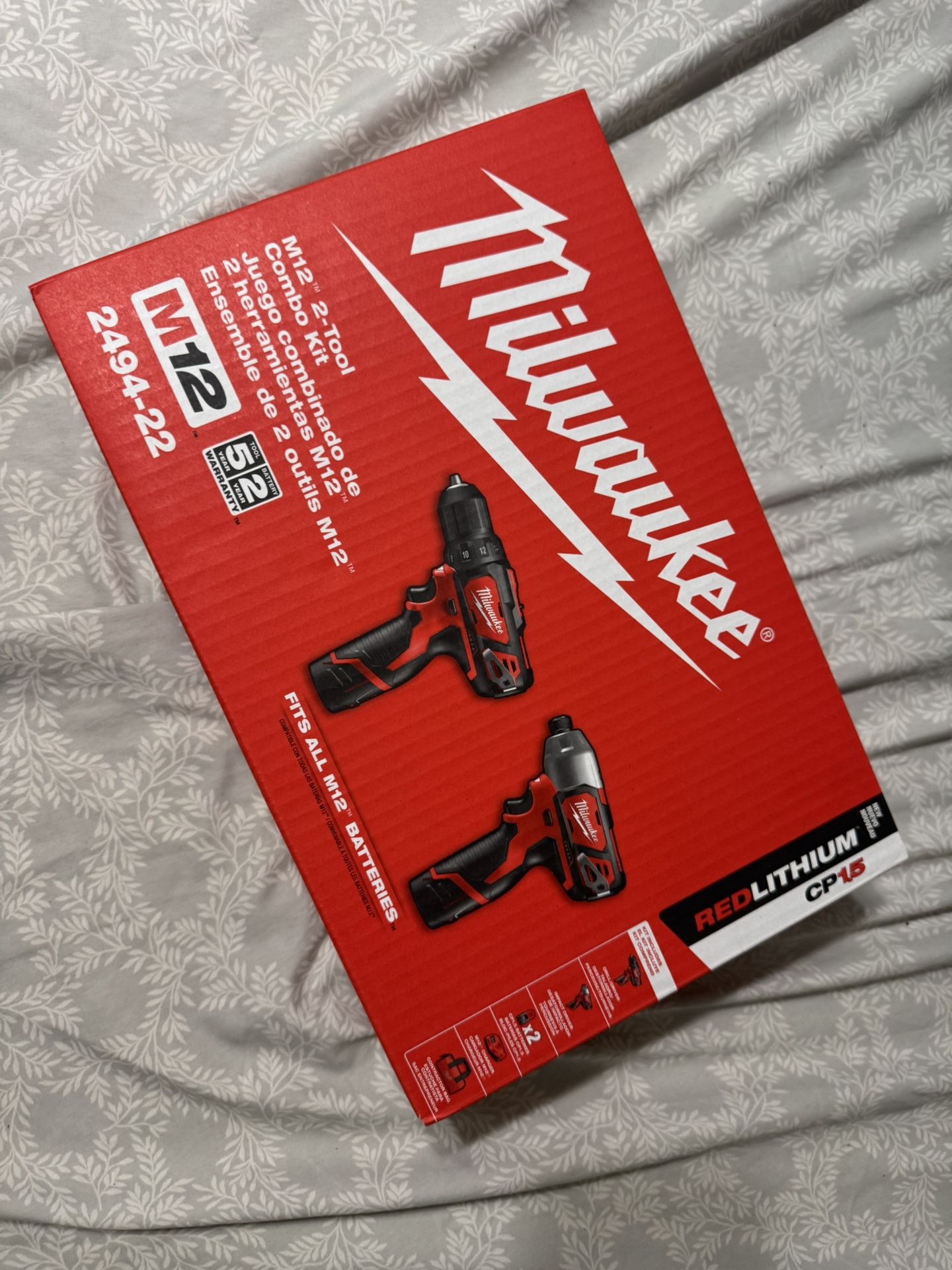 M12 Milwaukee Drill Set