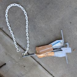 Danforth Anchor Galvanized 25 Pound W 5 Feet Chain 