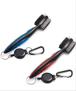 Golf Club Wire Brush + Grove Cleaner
