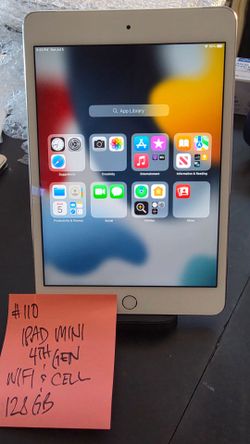 Apple Ipad Mini 4th gen 128gb wifi and cellular