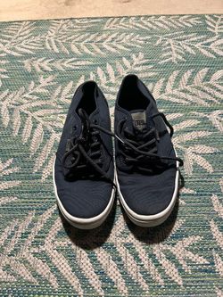 Vans Men’s Sz 9 Low Off The Wall Lace Up Gray Athletic Casual Shoes TB4R